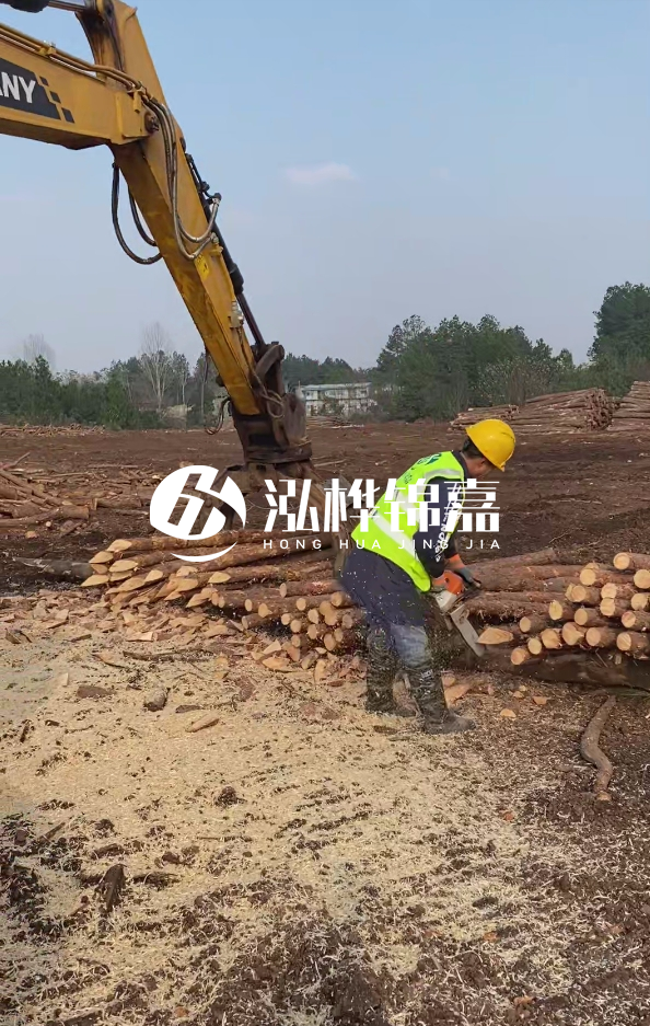銅陵挖機打木樁專業(yè)施工-打松木樁一般算米還是算根？
